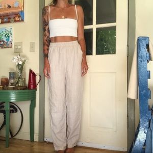 Vintage 100% Linen Pants